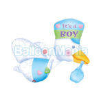 Balon folie Barza baietel 58×81 cm A07063