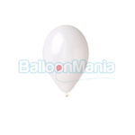 Balon latex metalizat alb perla 30 cm GM110.29