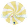 Balon folie Acadea galben pal, 46 cm G018M04