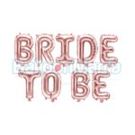Balon folie Bride to Be, rose gold, FB35M-019R