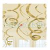Set 12 serpentine decorative aurii, 55,8 cm 67055-19