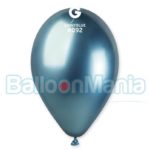 Balon latex shiny albastru, 32 cm GB120/92