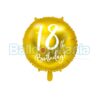 Balon folie 18th Birthday, 45 cm FB24M-18-019
