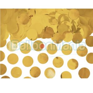 Confeti rotund auriu, folie, 15 gr KONS45-019