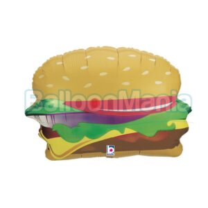 Balon folie Hamburger, 63x40 cm 15462