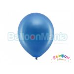 Balon latex metalizat albastru, 30 cm RB30M-074-10