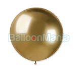 Balon latex Shiny Auriu 80 cm GB30.88