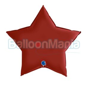 Balon folie Stea, rosu rubin, 91 cm 362S05RR