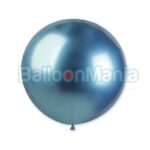 Balon latex Shiny Albastru 80 cm GB30.92